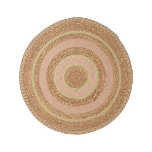ALFOMBRA MIMBRE ø120CM NATURALDE