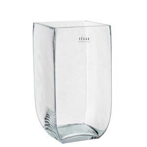 JARRÓN CRISTAL TRANSPARENTETRIADO