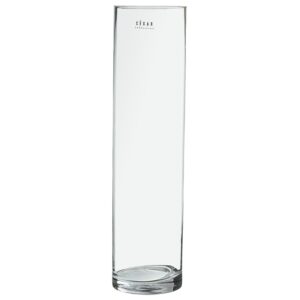 JARRÓN CRISTAL TRANSPARENTE CILINDRO