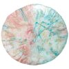 CENTRO CRISTAL 50CM AZUL/ROSA