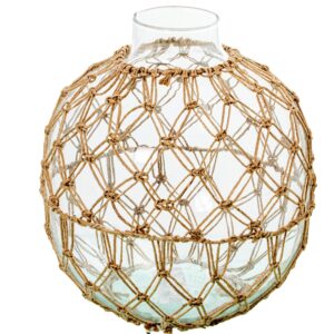 JARRÓN CRISTAL 23CM C/CUERDA