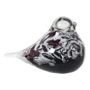 FIGURA PAJARO CRISTAL ROSA+TRAPARENTE