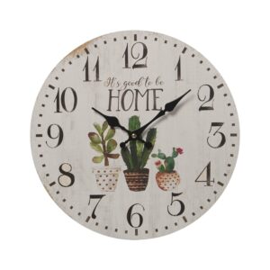 RELOJ PARED MADERA 34CM