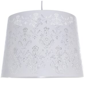 LÁMPARA TECHO METAL BLANCO, 1XE27, MAX.60W NO INCLUIDA