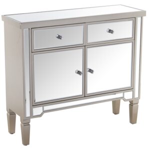MUEBLE ENTRADA MADERA/ESPEJO CES CHAMPAGNE