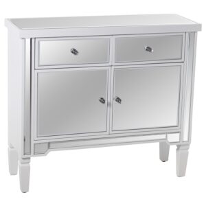 MUEBLE ENTRADA MADERA/ESPEJO CES BLANCO