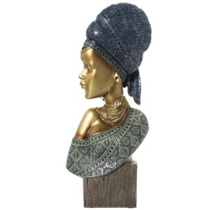 FIGURA BUSTO AFRICANA RESINAAZORADO