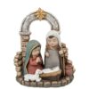 FIGURA RESINA PORTAL DE BELÉNAMILIA 13CM